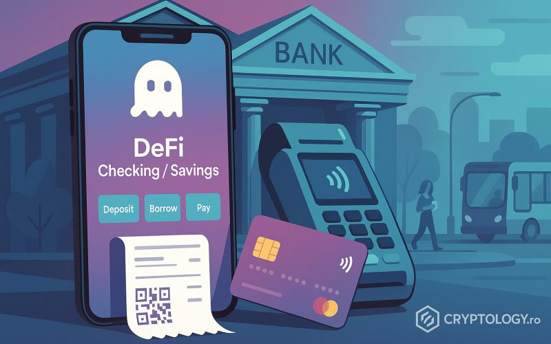 Aave lansează prima aplicație DeFi care funcționează ca o bancă reală și ar putea aduce criptomonedele în viața de zi cu zi