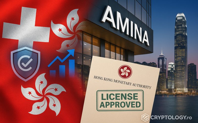 Banca elvețiană AMINA primește undă verde în Hong Kong și rescrie regulile jocului pentru crypto instituțional