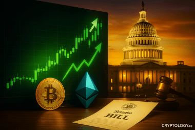 Bitcoin și Ethereum înregistrează creșteri majore după avansarea proiectului de lege în Senatul american
