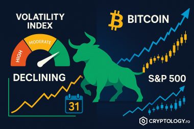 Bitcoin și S&P 500 ar putea încheia anul în forță: ce ne spun indicatorii de volatilitate