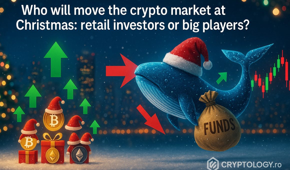 Cine va mișca piața crypto de Crăciun: micii investitori sau jucătorii mari