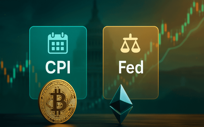 Două evenimente economice decisive pentru piața de criptomonede din această săptămână