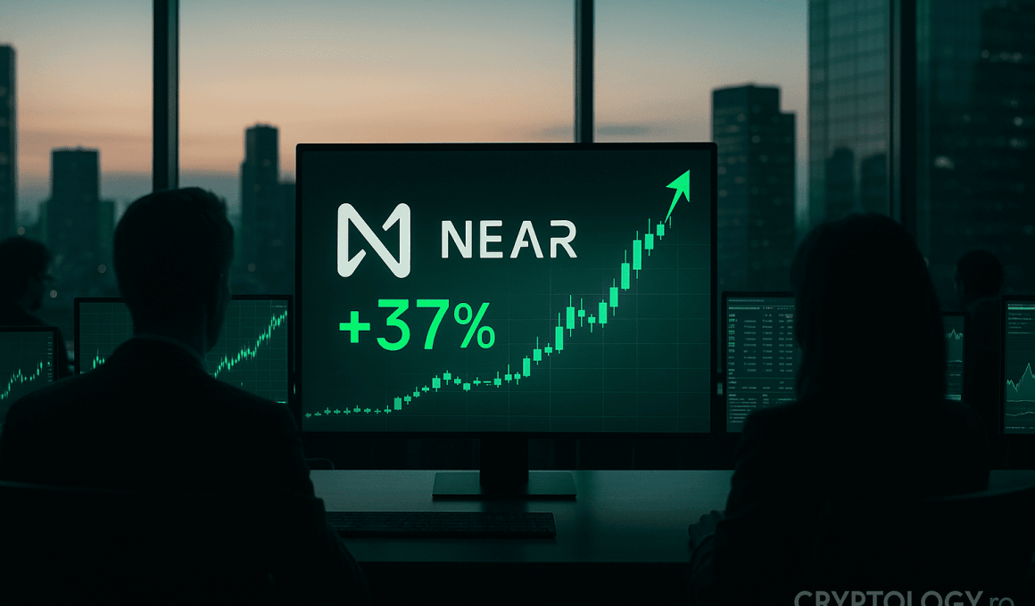 NEAR Protocol a explodat cu 37% într-o singură zi. Ce se întâmplă cu această criptomonedă?