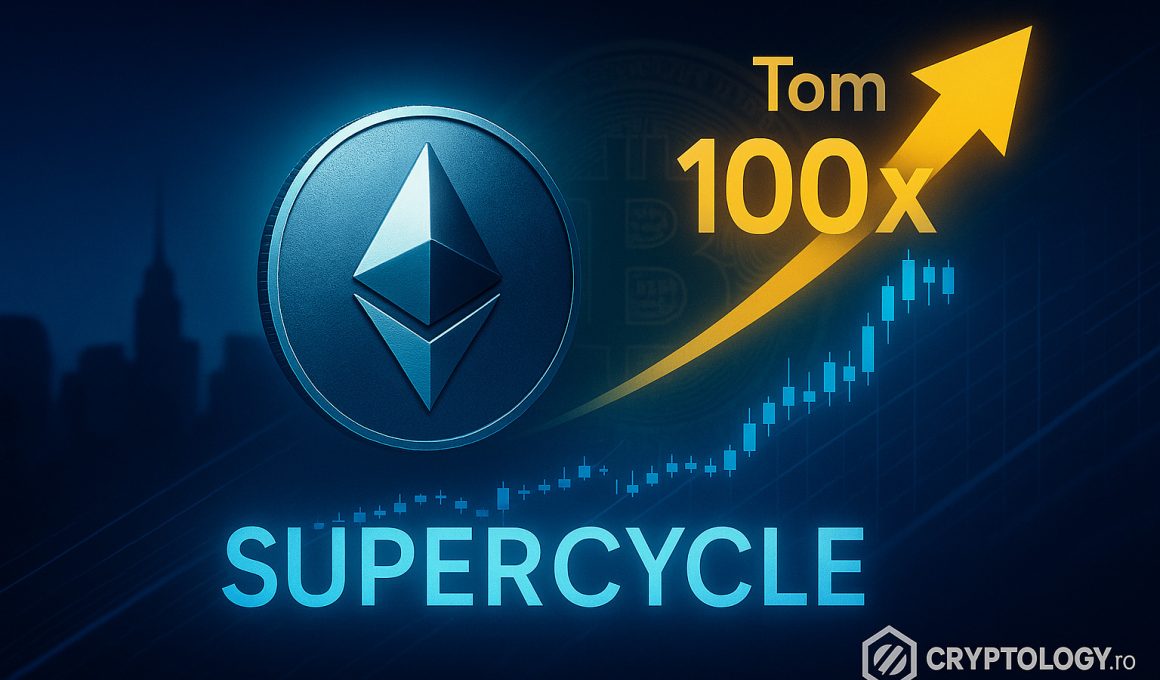Tom Lee de la BitMine anunță că Ethereum intră în același superciclu care a dus Bitcoin la randamente de 100x