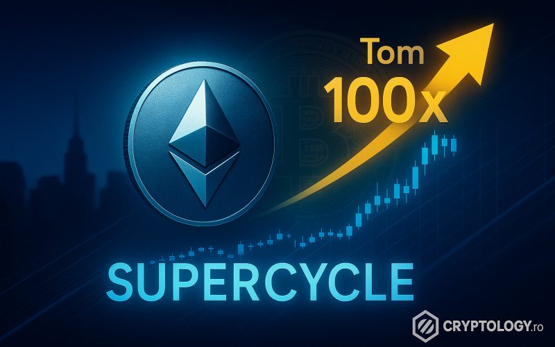 Tom Lee de la BitMine anunță că Ethereum intră în același superciclu care a dus Bitcoin la randamente de 100x