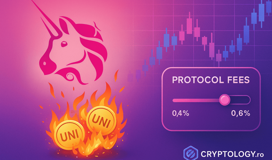 Uniswap propune restructurare majoră: arderea tokenurilor UNI și schimbări în taxele de protocol