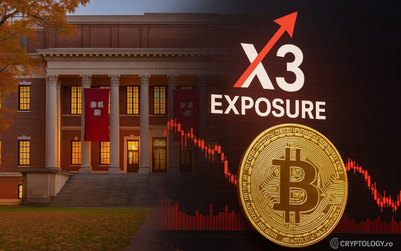 Universitatea Harvard și-a triplat expunerea la Bitcoin pe fondul scăderilor de pe piață