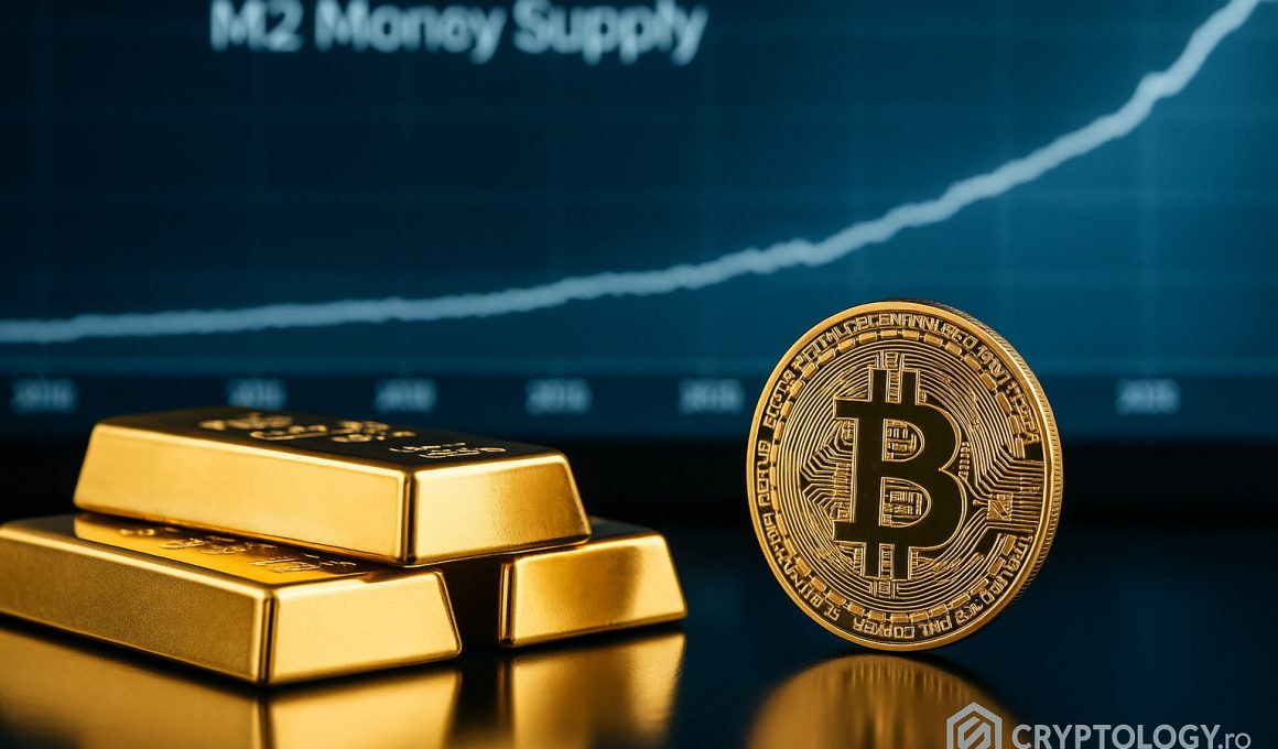 Aurul și Bitcoin în 2025 - ce ne arată masa monetară despre cele două active