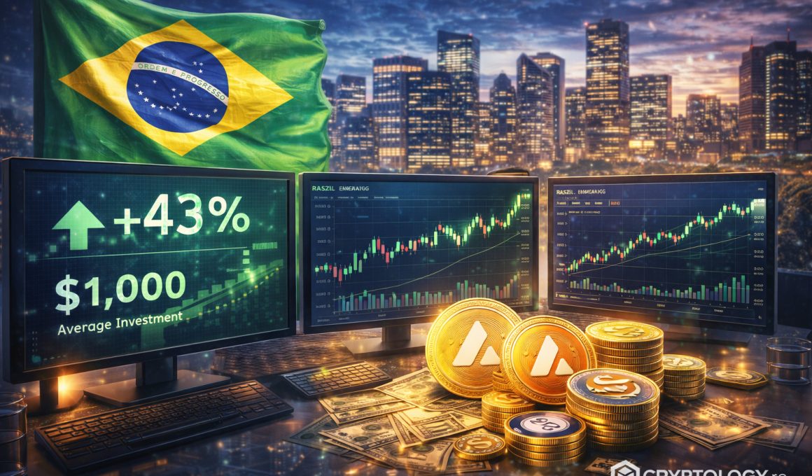 Brazilia, noul lider al criptomonedelor din America Latină: creștere de 43% și investiții medii de peste 1.000 de dolari