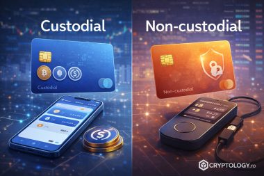 Carduri crypto custodiale și non-custodiale - ghid complet pentru utilizatori