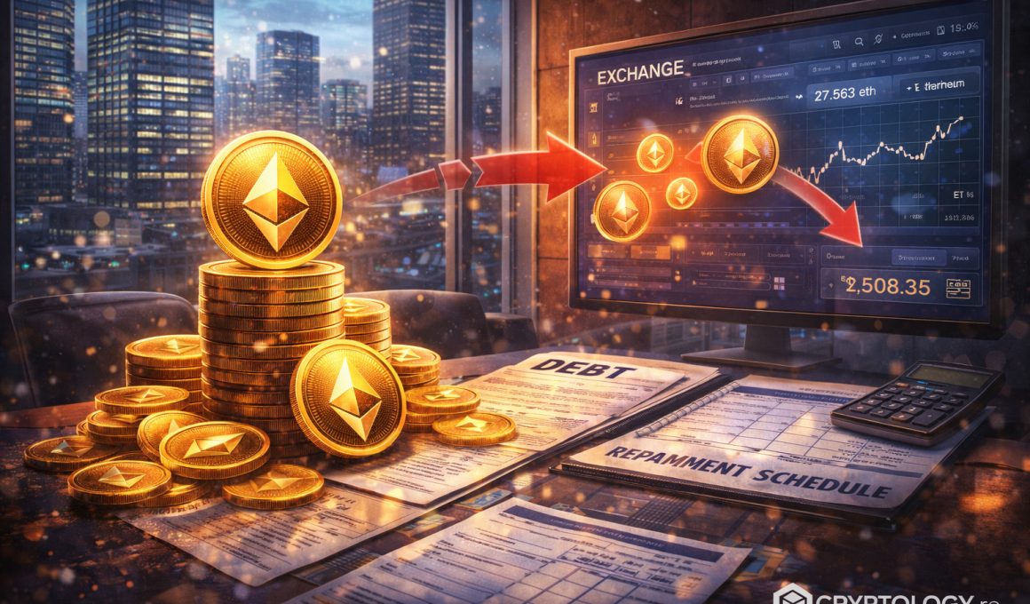 Companiile care au strâns Ethereum încep să-l vândă ca să-și plătească datoriile