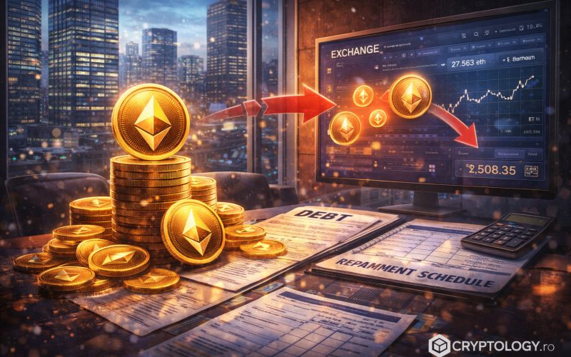 Companiile care au strâns Ethereum încep să-l vândă ca să-și plătească datoriile