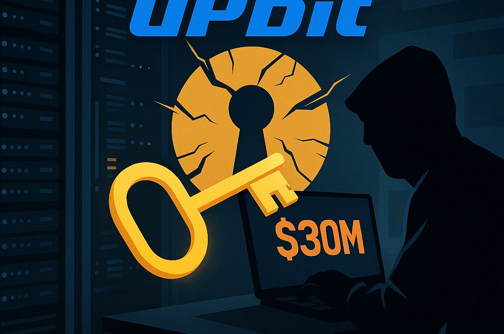 Upbit descoperă o breșă gravă în sistemul de chei private după ce hackerii au furat 30 de milioane de dolari