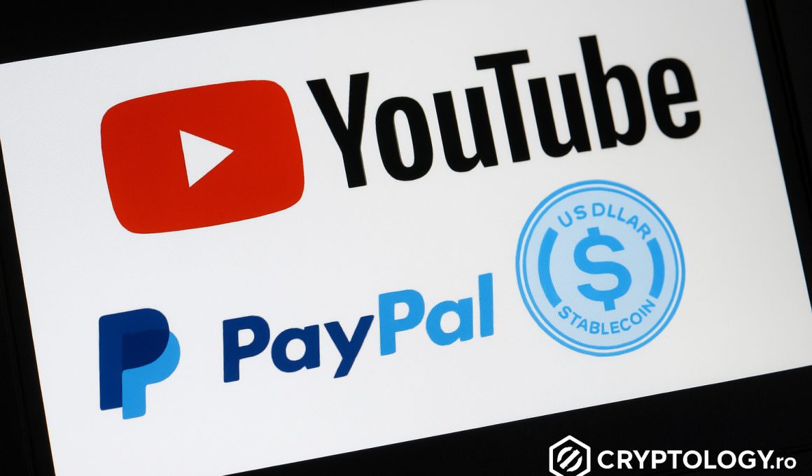 YouTube permite acum plățile în stablecoin prin PayPal