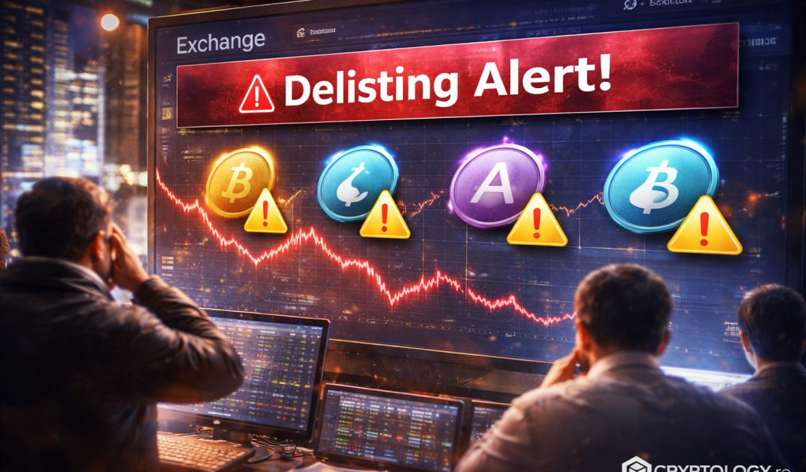 Binance semnalează patru criptomonede pentru posibila excludere de pe platformă