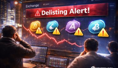 Binance semnalează patru criptomonede pentru posibila excludere de pe platformă