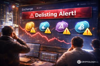 Binance semnalează patru criptomonede pentru posibila excludere de pe platformă