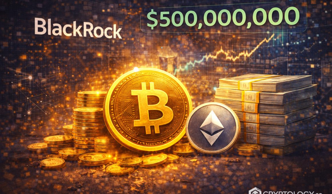 BlackRock cumpără Bitcoin și Ethereum de aproape 500 de milioane de dolari