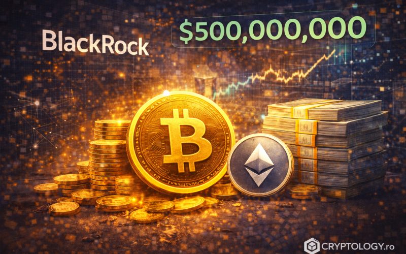 BlackRock cumpără Bitcoin și Ethereum de aproape 500 de milioane de dolari