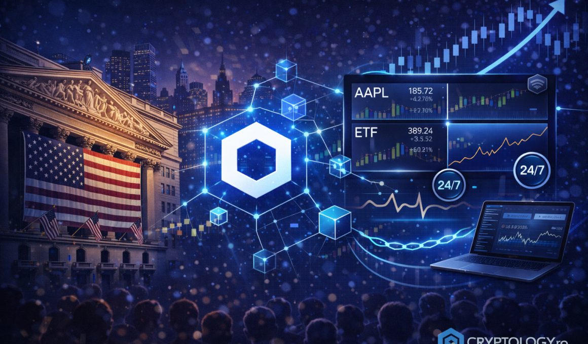 Chainlink aduce bursa americană pe blockchain. Date de piață pentru acțiuni și ETF-uri, non-stop