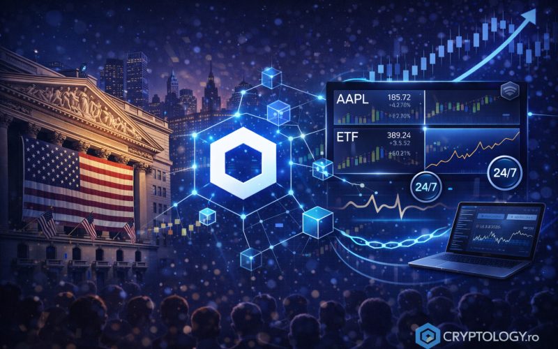 Chainlink aduce bursa americană pe blockchain. Date de piață pentru acțiuni și ETF-uri, non-stop