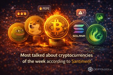 Criptomonedele care au dominat conversațiile ultimei săptămâni conform datelor Santiment