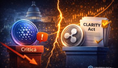 Fondatorul Cardano critică dur sprijinul acordat de CEO-ul Ripple pentru legea CLARITY Act