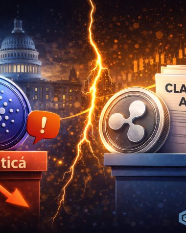 Fondatorul Cardano critică dur sprijinul acordat de CEO-ul Ripple pentru legea CLARITY Act