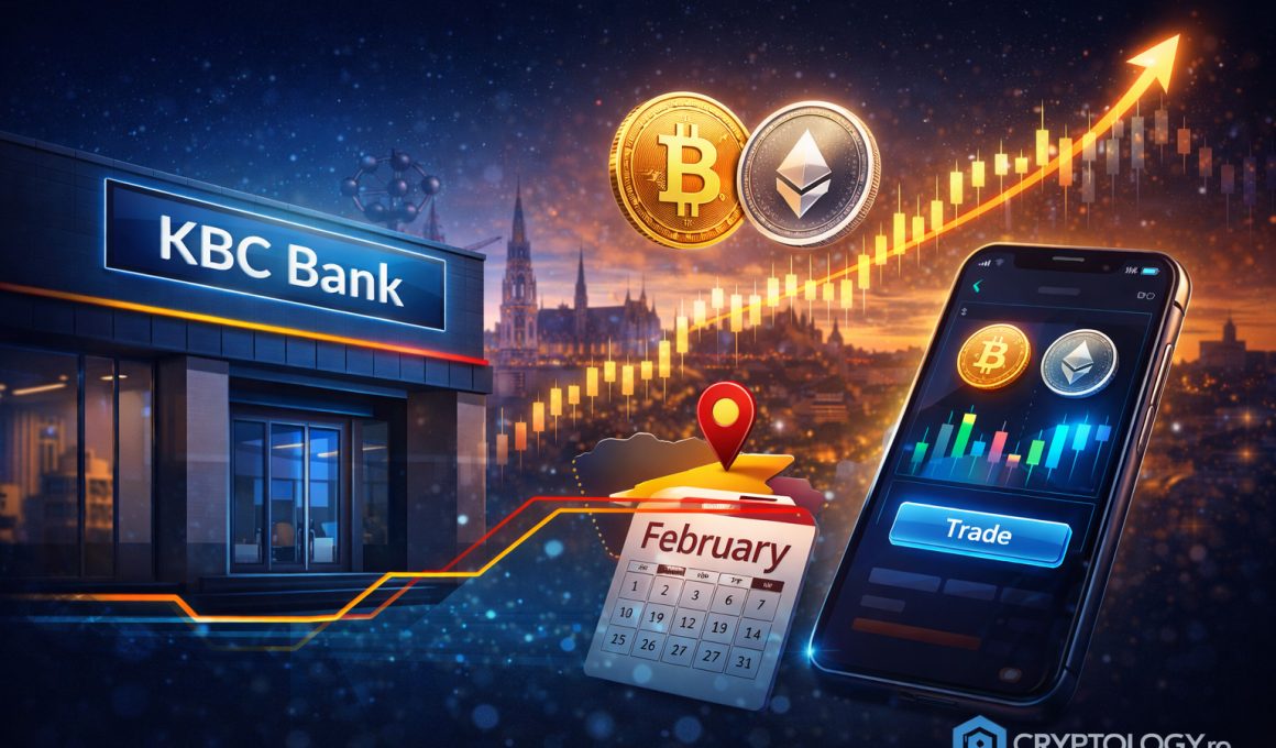 KBC Bank din Belgia lansează tranzacționarea Bitcoin și Ether în februarie