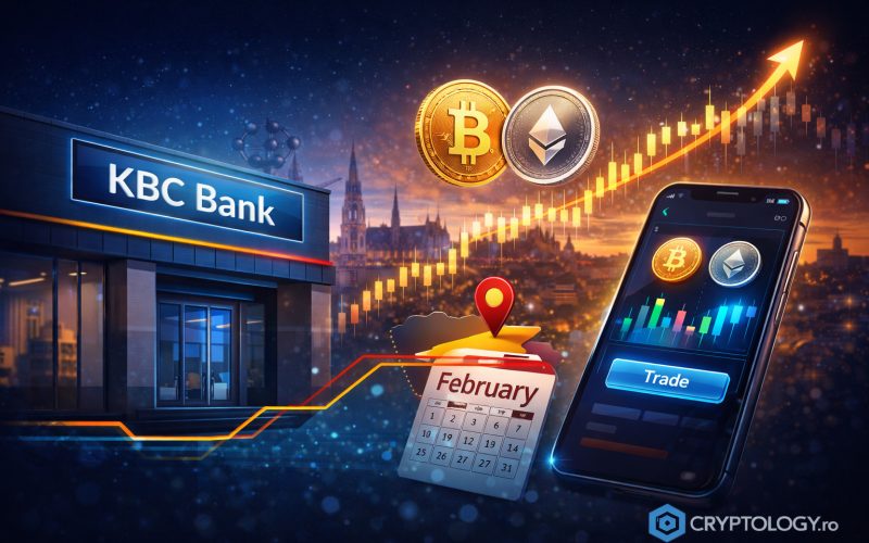 KBC Bank din Belgia lansează tranzacționarea Bitcoin și Ether în februarie