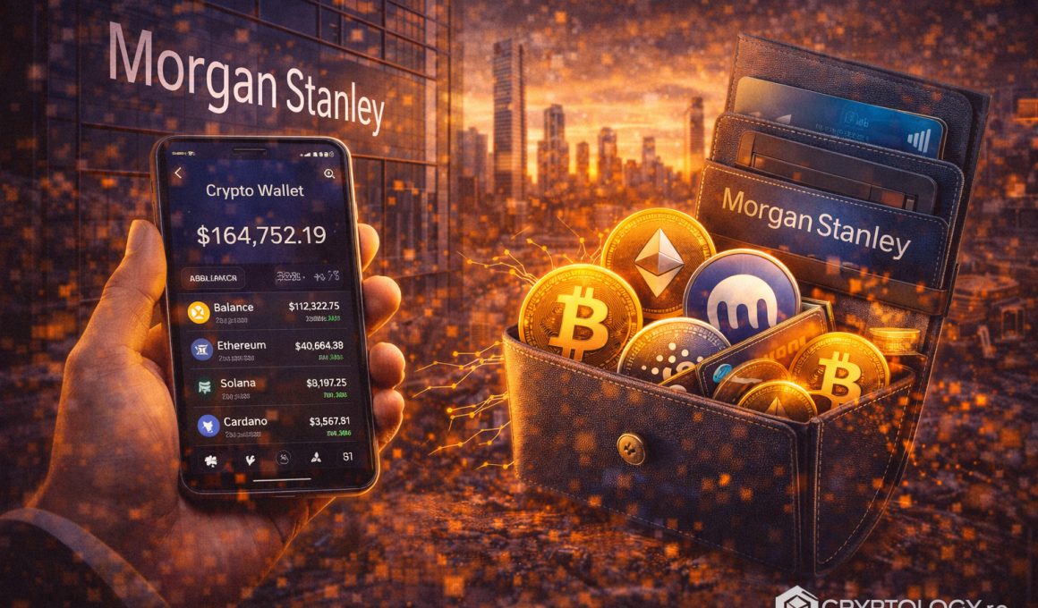 Morgan Stanley intră pe piața cripto cu un portofel digital pentru clienți