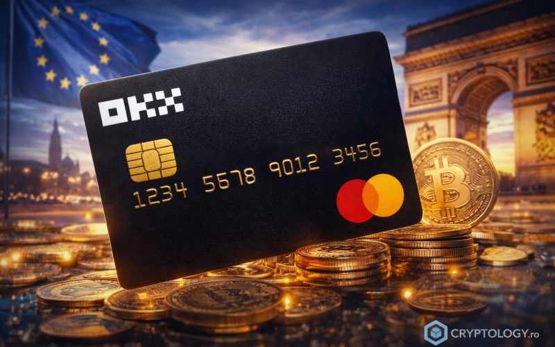 OKX lansează în Europa un card Mastercard pentru plăți cu stablecoin-uri
