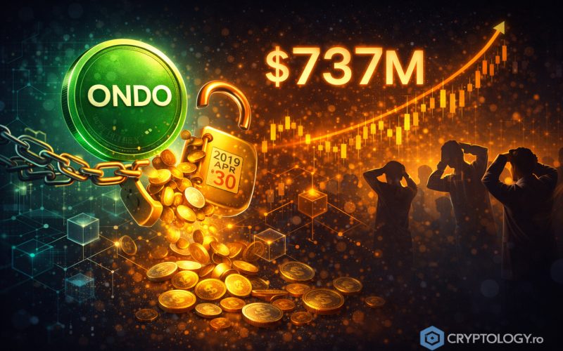 Ondo Finance deblochează tokeni de 737 milioane dolari și pune investitorii pe jar
