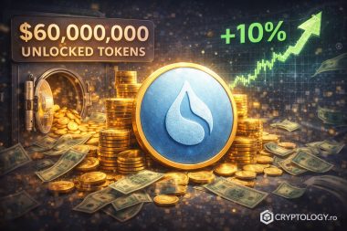 SUI a absorbit 60 de milioane de dolari în tokeni deblocați și tot a crescut cu 10%