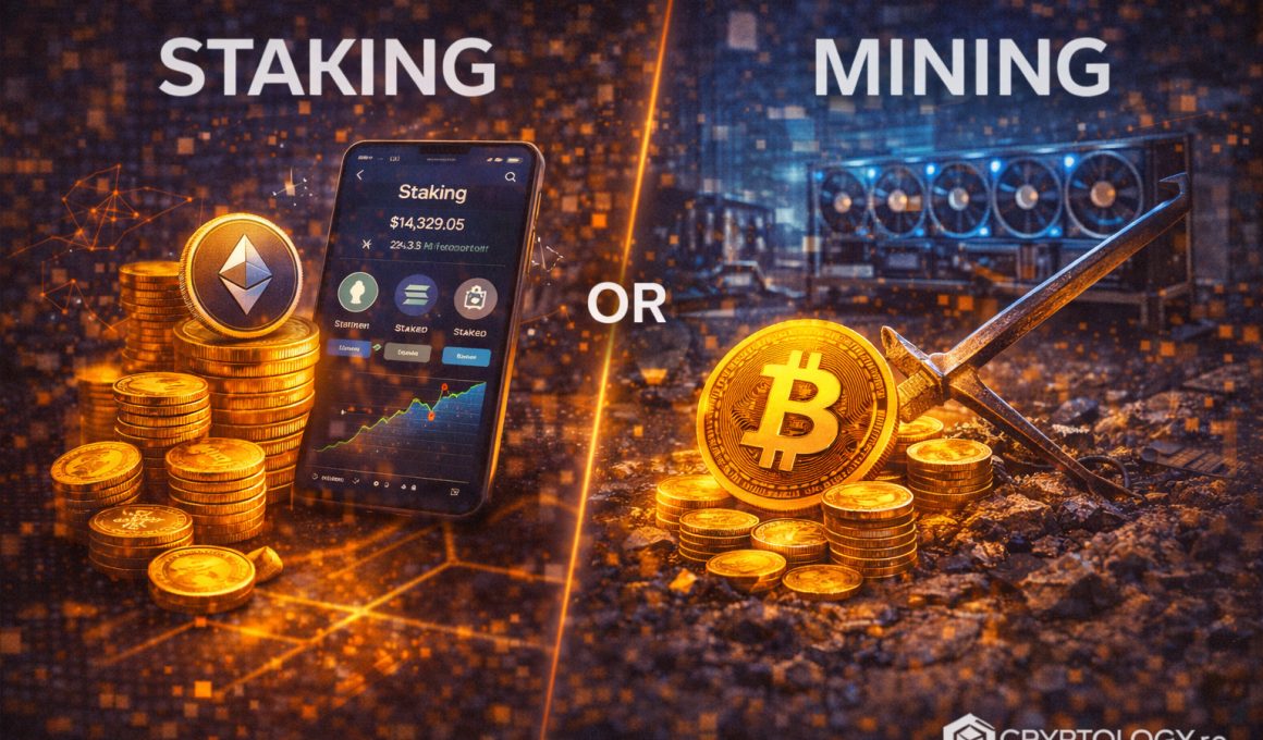 Staking sau mining. Cum câștigi criptomonede și ce metodă ți se potrivește