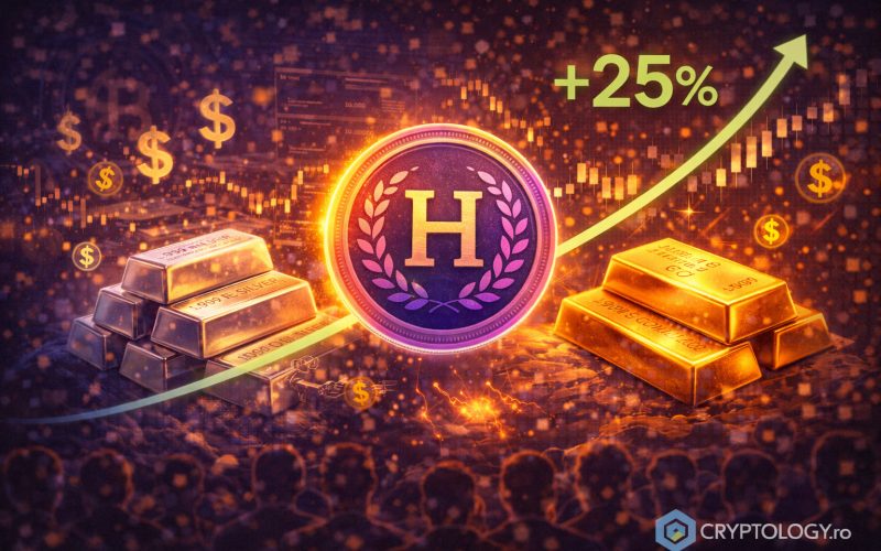 Tokenul HYPE urcă 25% pe fondul tranzacțiilor masive cu argint și aur