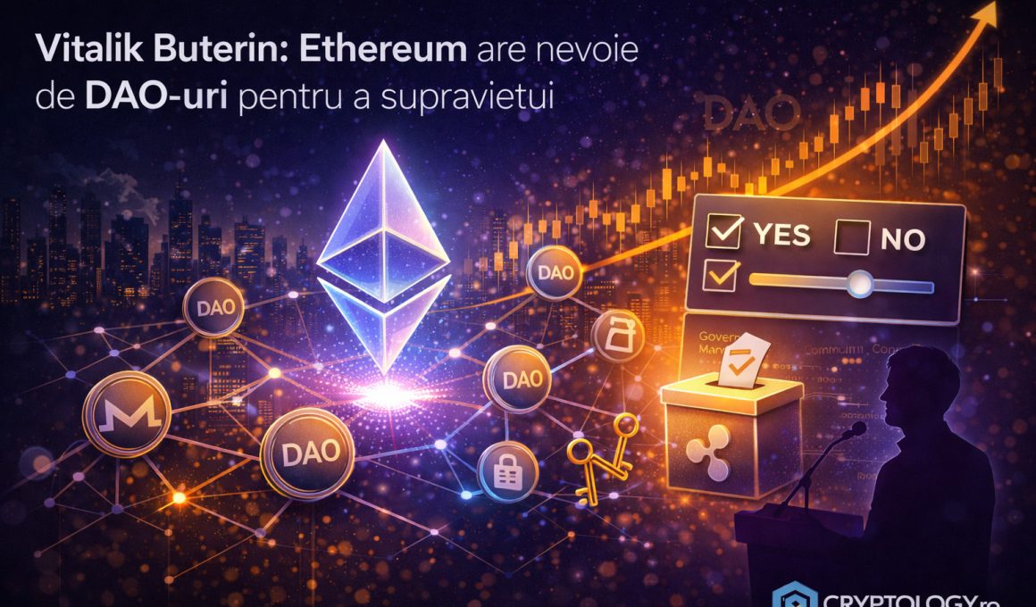 Vitalik Buterin spune ca Ethereum are nevoie de DAO-uri pentru a supraviețui