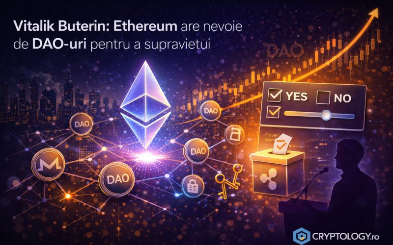 Vitalik Buterin spune ca Ethereum are nevoie de DAO-uri pentru a supraviețui