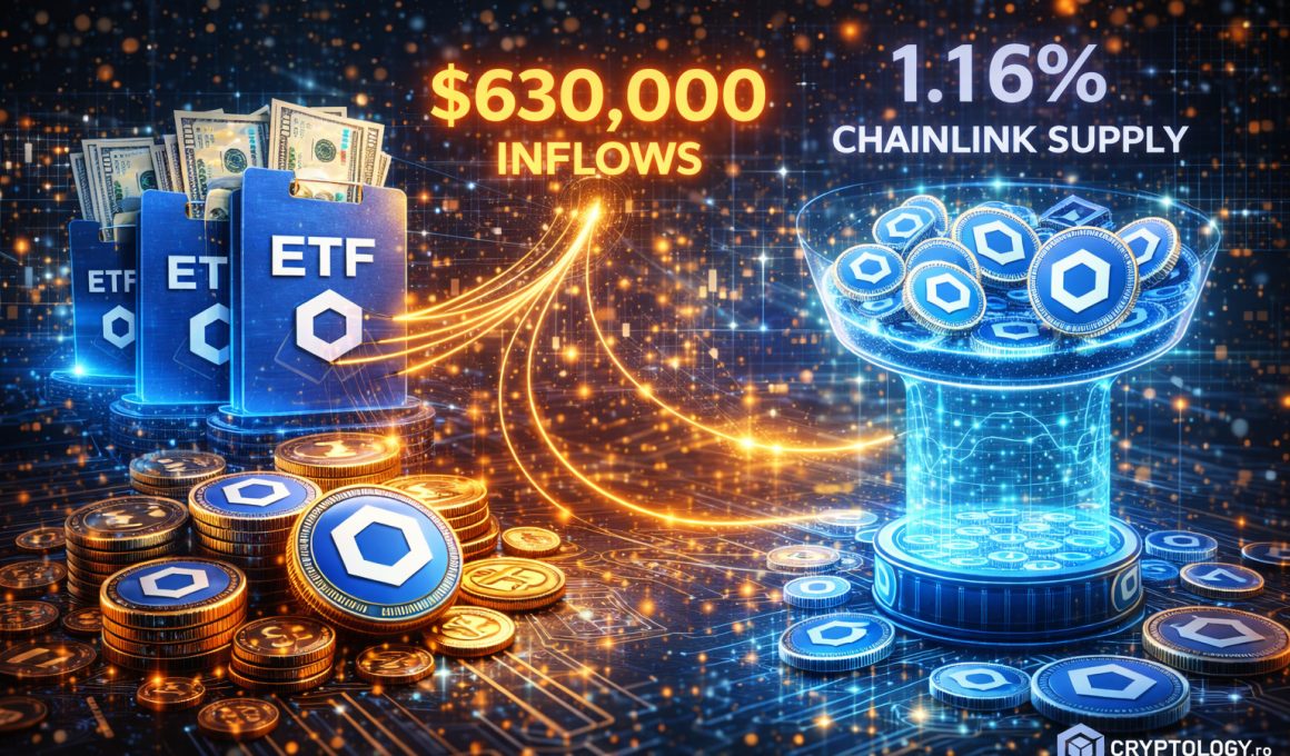 ETF-urile Chainlink atrag 630.000 de dolari în fluxuri noi și dețin deja 1,16% din oferta totală de LINK