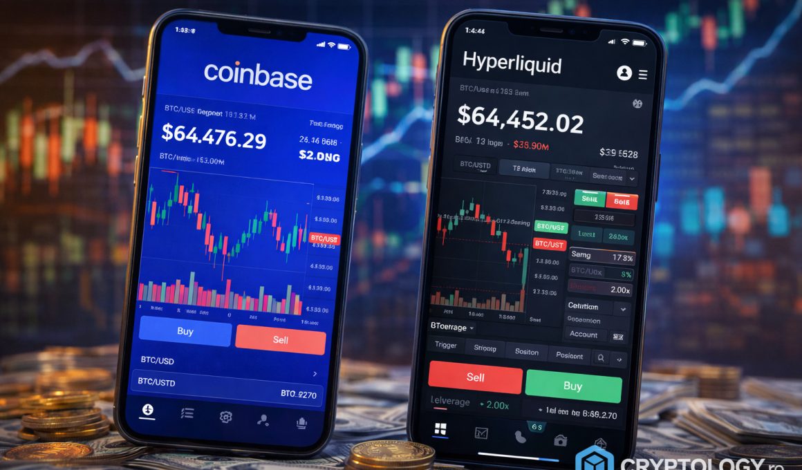 Hyperliquid depășește Coinbase la volumul de tranzacționare și zguduie ierarhia burselor crypto
