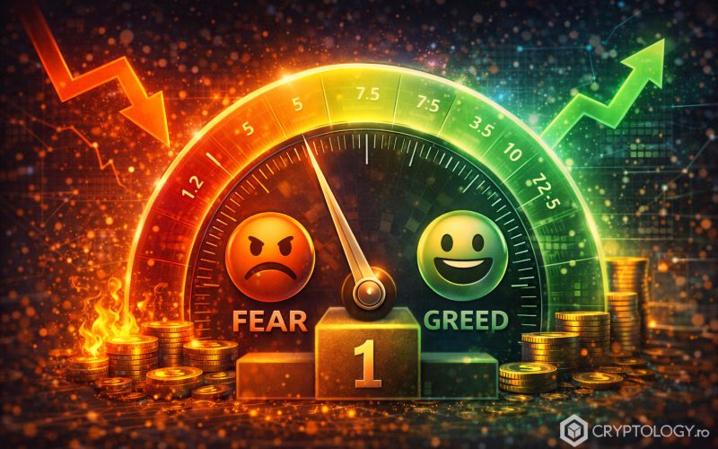 Indicele Fear and Greed în crypto. Ce înseamnă și cum te poate ajuta să iei decizii mai bune?