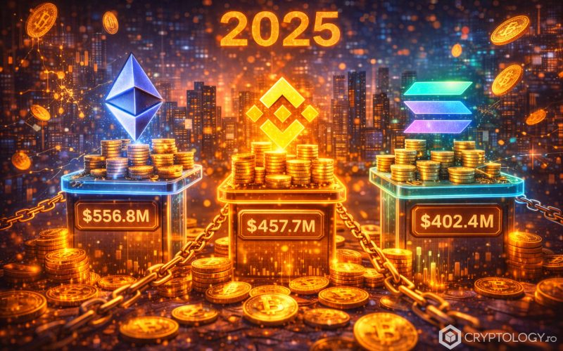 Protocoalele crypto care au generat cele mai mari venituri în 2025