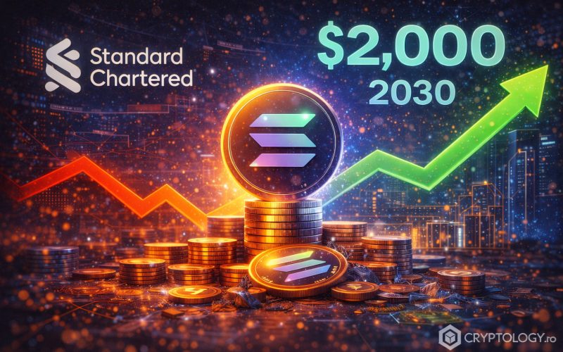 Standard Chartered vede Solana la 2.000 de dolari până în 2030, dar reduce estimările pe termen scurt