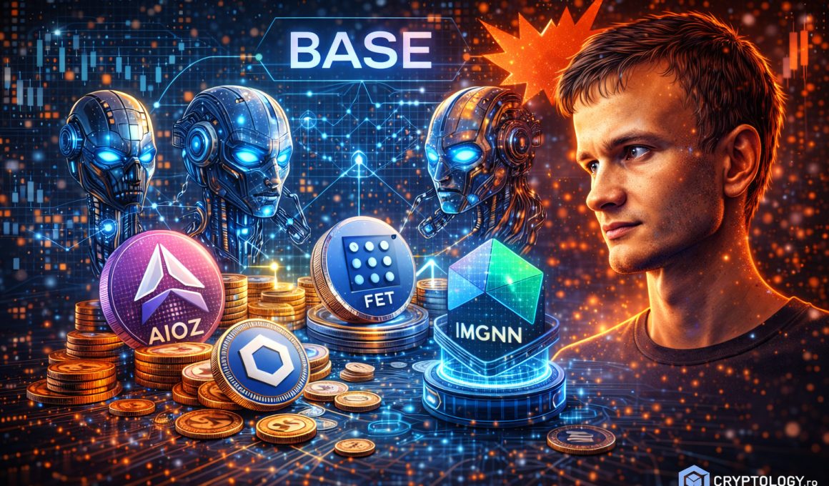Tokenurile AI de pe Base domină piața altcoinurilor, iar Vitalik Buterin declanșează o controversă majoră