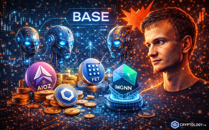 Tokenurile AI de pe Base domină piața altcoinurilor, iar Vitalik Buterin declanșează o controversă majoră
