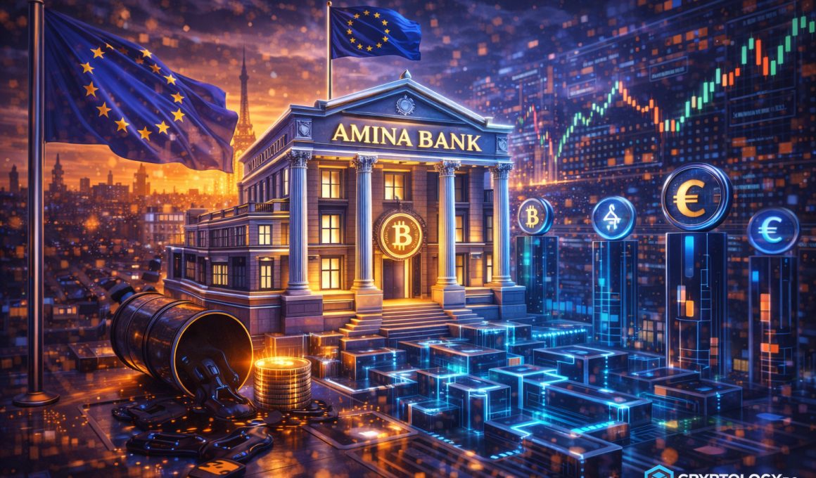 AMINA Bank devine prima bancă reglementată pe bursa blockchain a Uniunii Europene