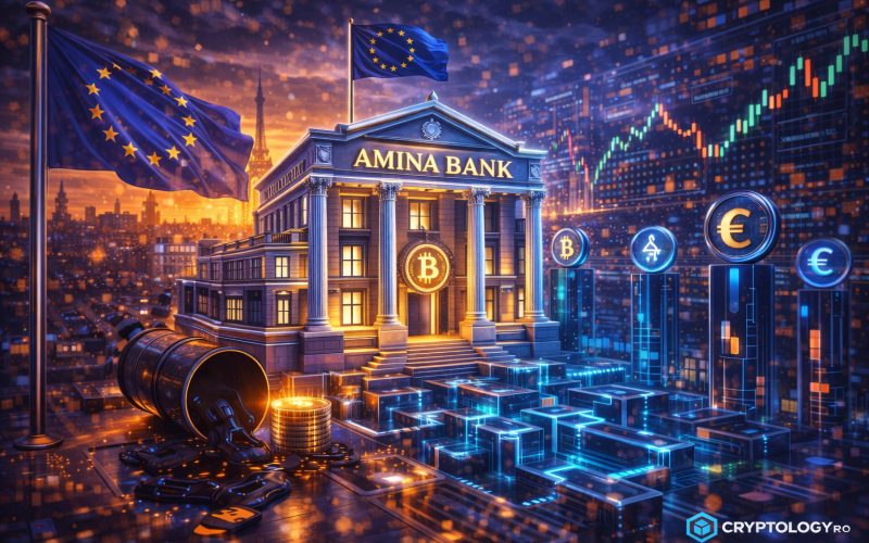 AMINA Bank devine prima bancă reglementată pe bursa blockchain a Uniunii Europene