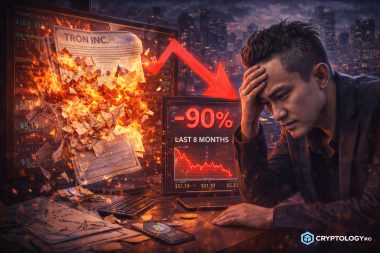 Acțiunile TRON Inc., compania lui Justin Sun, s-au prăbușit cu 90% în opt luni