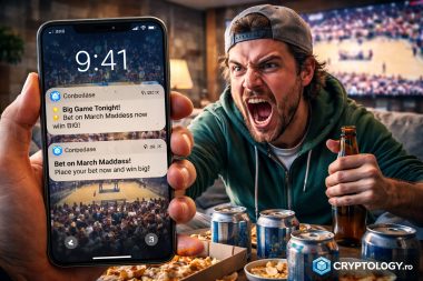 Coinbase stârnește furia utilizatorilor cu notificări de pariuri sportive în timpul March Madness