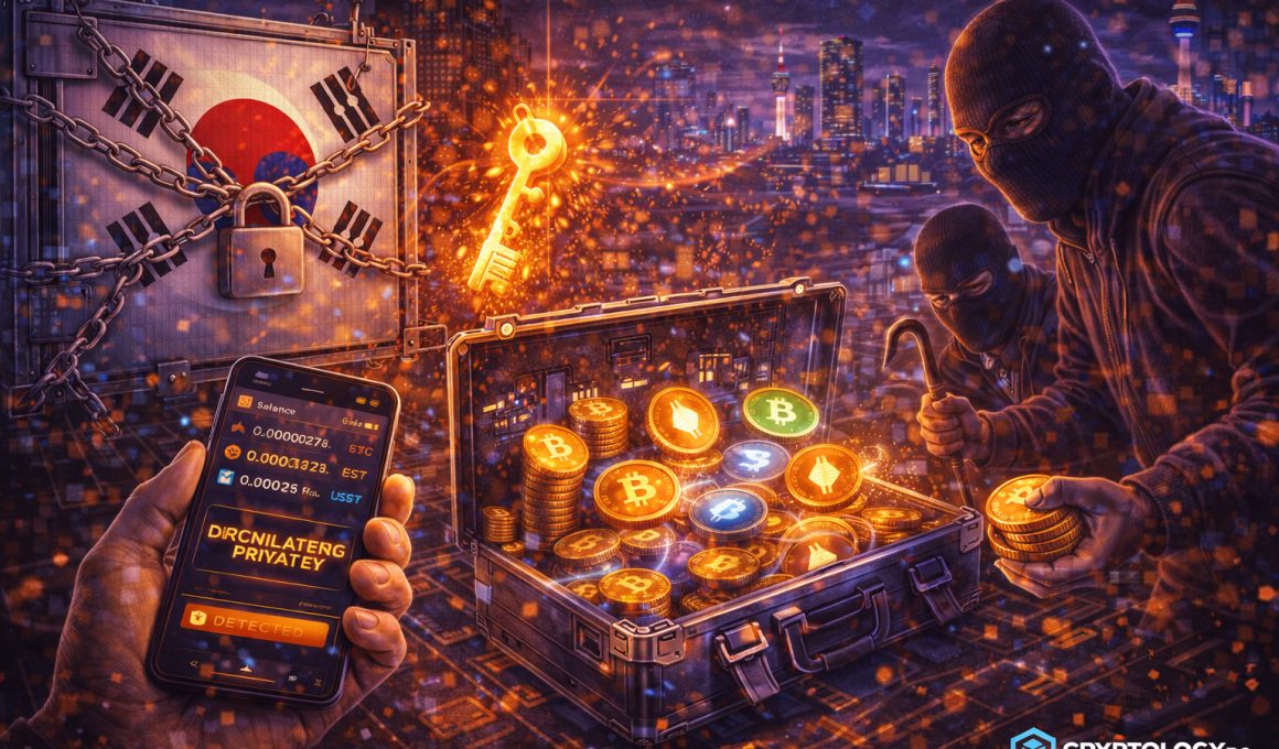 Criptomonede sechestrate în Coreea de Sud - o cheie scursă a dus la două furturi